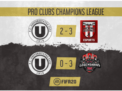 Debut pentru FC Universitatea Cluj eSports în Pro Clubs Champions League