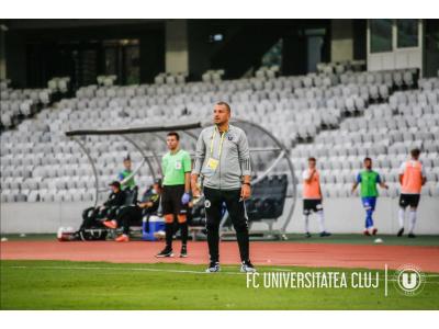 Turris – ”U”: 1-4. Costel Enache: „E bine că văd echipa că își dorește și că e foarte unită”