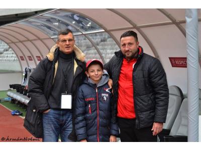 FC Universitatea Cluj îndeplinește dorințe! Darius și-a cunoscut idolii pe stadion