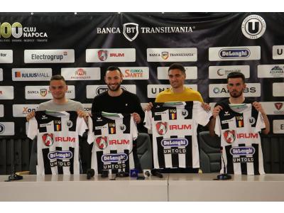 FC Universitatea Cluj și-a prezentat achizițiile iernii: “Împreună spre Liga 1!”