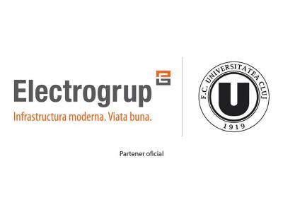 Electrogrup, partenerul FC Universitatea Cluj pentru următoarele 3 sezoane