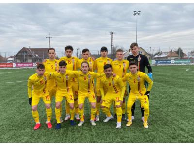 Cu patru jucători de la FC Universitatea Cluj în teren, România U17 a învins Ungaria