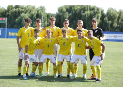 România U17. Cu trei ”U”-iști titulari, naționala a remizat, 2-2, cu Cehia