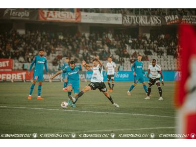 Încheiem cu victorie octombrie în alb și negru. ”U” - FCSB 2-1