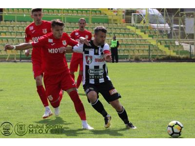 Aducem primul punct din deplasare. CS Mioveni – “U” Cluj 1-1