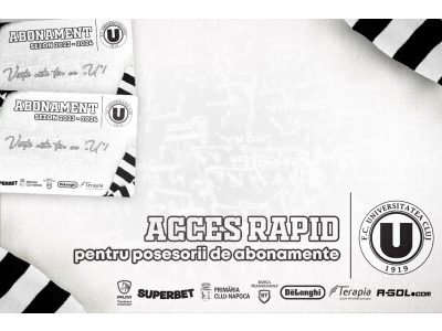 Acces rapid pentru abonați la meciurile de pe Cluj Arena