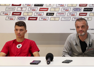 CONFERINȚĂ DE PRESĂ | Erik Lincar și Florian Haită înainte de partida cu Viitorul Pandurii