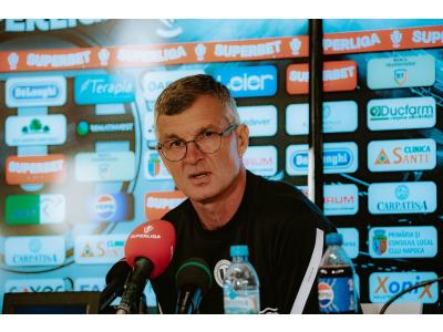 Sabău vede „partea plină a paharului" după egalul cu Rapid: „E bine că nu am pierdut, e bine că nu am primit gol"