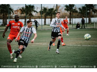 Pas greșit în ultimul amical din Antalya. ”U” – FC Fredericia: 2-3