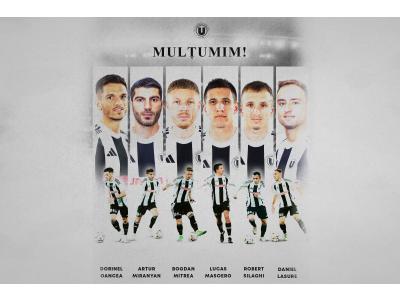 Șase jucători au ajuns la final de contract cu “U” Cluj