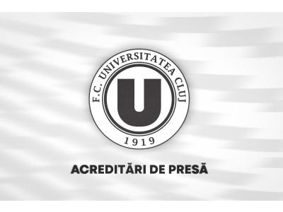 Acreditări media pentru sezonul 2025/2026