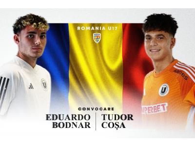 Tudor Coșa și Eduardo Bodnar, convocare pentru naționala U17