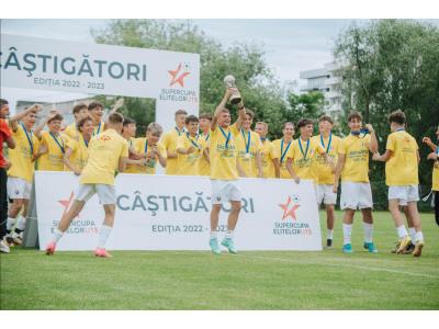  Juniorii U15 câștigă Supercupa Elitelor după un meci spectaculos