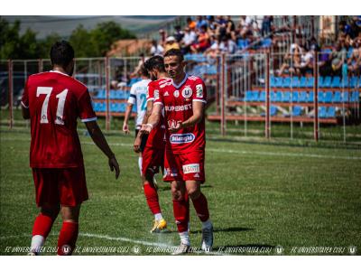 Victorie obținută de "U" Cluj în meciul cu CSC Șelimbăr