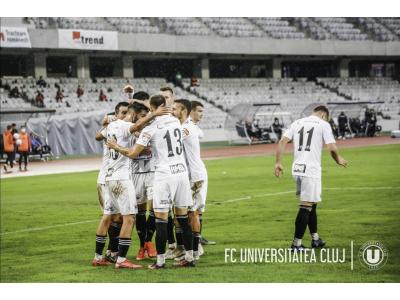 Calificare în turul IV al Cupei României. FC Unirea Dej – ”U”: 0-2