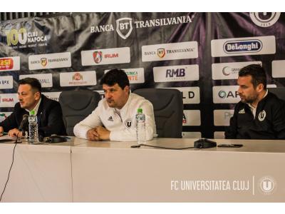 “U” – FC Argeș, primul duel al anului pe Cluj Arena. „Un meci foarte greu, dar avem un avantaj jucând acasă”