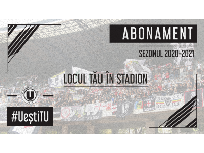 FC Universitatea Cluj lansează ediţia 2020 a campaniei “Locul tău în stadion”