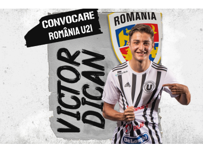 România U21. Victor Dican convocat pentru dubla cu Anglia și Georgia
