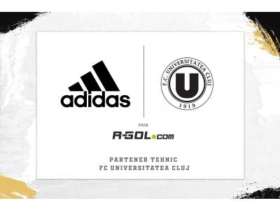 FC Universității Cluj va îmbrăca echipament Adidas furnizat de R-GOL în următoarele trei sezoane