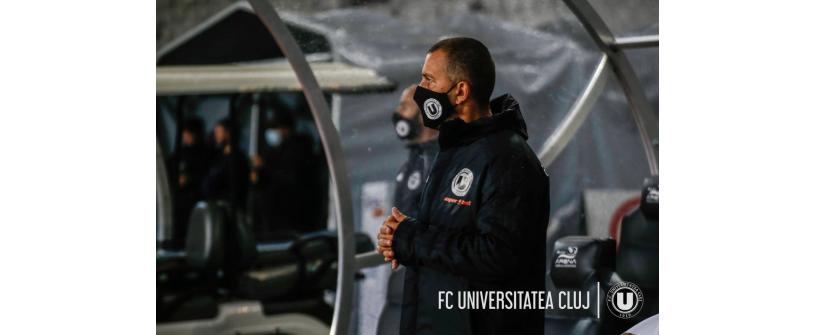 FC Unirea Dej - ”U”: 0-2. Costel Enache: „Am văzut azi niște băieți foarte responsabili, implicați, cu dorință de joc”