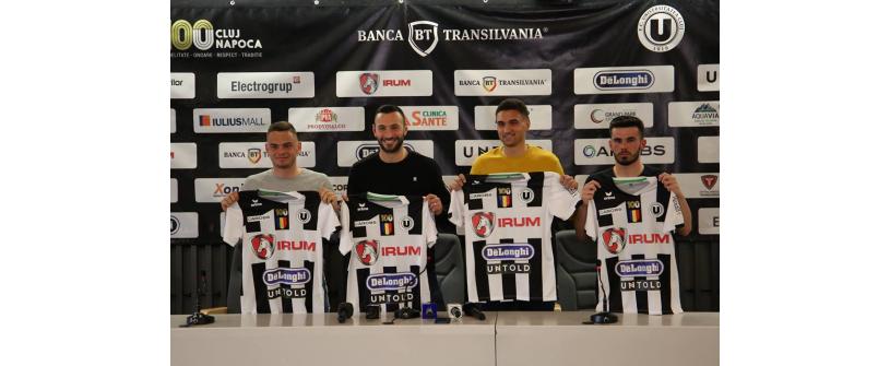 FC Universitatea Cluj și-a prezentat achizițiile iernii: “Împreună spre Liga 1!”