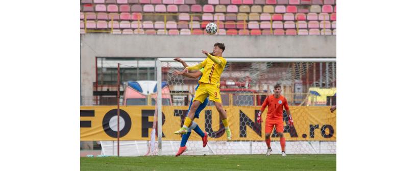 România U19. Albert Hofman a punctat sub tricolor