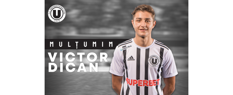 FC Universitatea Cluj anunță transferul lui Victor Dican la FC Botoșani