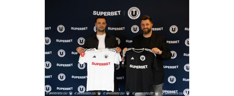 Next level! Parteneriatul dintre FC Universitatea Cluj și Superbet trece la următorul nivel