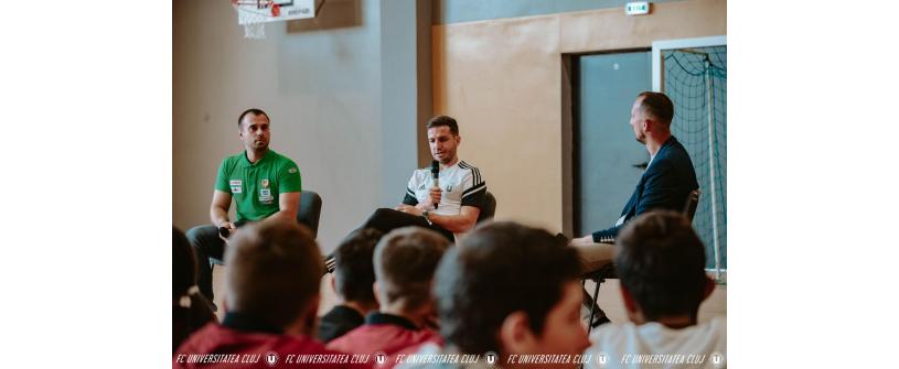 Alex Chipciu, prezent la Sports Talk în fața elevilor de la Școala „Nicoale Iorga”