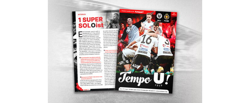 Tempo ”U” nr. 17 - programul de joc al partidei dintre ”U” și FCSB