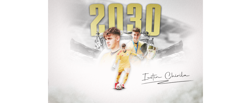 Iustin Chirilă, jucătorul Universității Cluj până în 2030