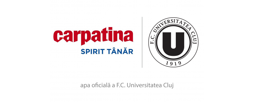 Carpatina, partener oficial de hidratare FC Universitatea Cluj