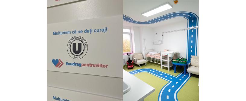 Împreună am contribuit la renovarea secțiilor de pediatrie și radiologie ale Spitalului Județean Arad