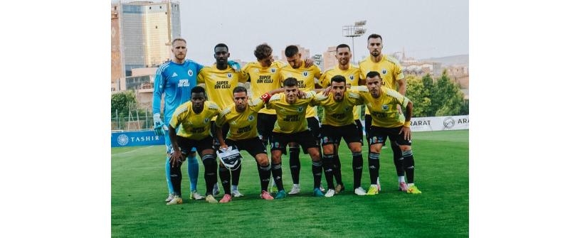 CRONICĂ Ararat-Armenia vs U Cluj | Remizăm la Erevan, iar calificarea se joacă la Sibiu