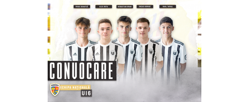 România U16. Cinci juniori convocați pentru dubla cu Cipriu