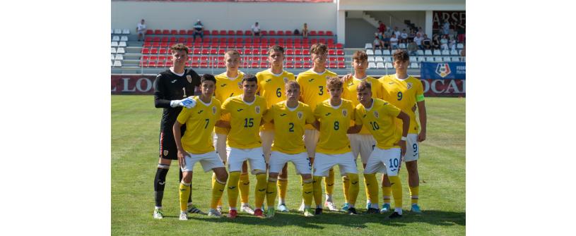 România U17. Trei jucători ai Universității titulari în remiza, 1-1, cu Cehia