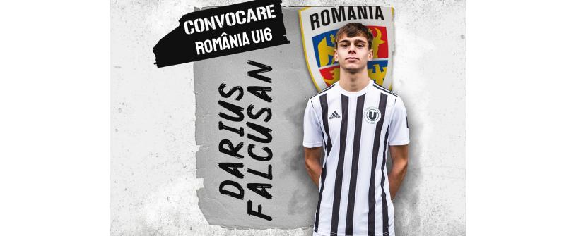 România U16. Darius Fălcușan va juca sub tricolor
