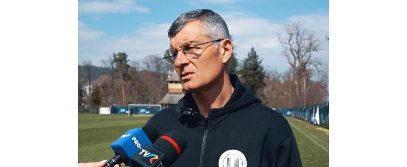 Sabău, mulțumit la finalul meciului amical cu Ungheni: „A fost un antrenament foarte bun"