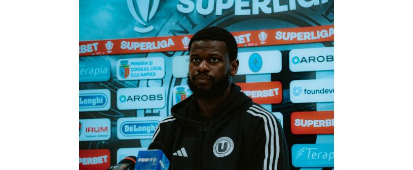 Mesajul lui Thiam înaintea partidei cu Dinamo: „Trebuie să fim concentrați și să dăm totul pentru a câștiga acest meci"