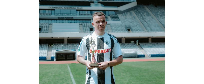 Nistor dedică trofeul „Zoltan Ivansuc" colegilor săi: „Fără ajutorul lor, nu aș fi făcut absolut nimic”