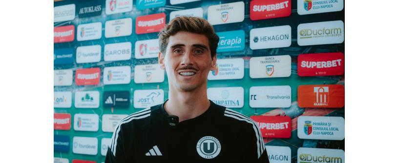 Student și pe teren și în afara lui, Miguel Silva a rămas cucerit de ”U” chiar din postura de adversar: „Mi-am dat seama imediat că acest club are o mare amploare”