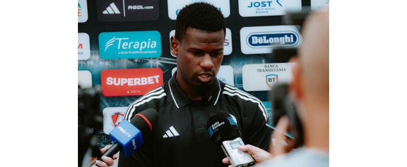 Thiam privește cu încredere duelul cu Petrolul: „Mergem să câștigăm, să luăm cele trei puncte"