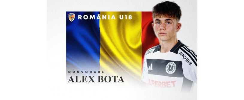 Alex Bota, din nou sub tricolor, alături de naționala U18