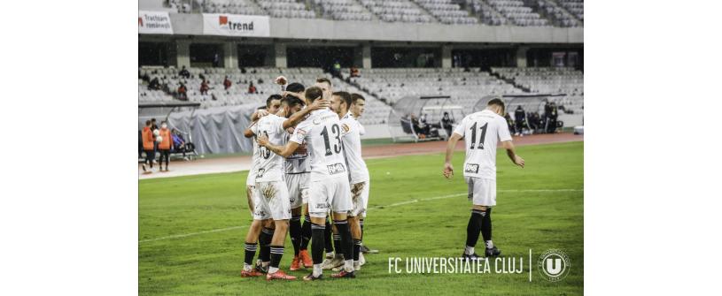 Calificare în turul IV al Cupei României. FC Unirea Dej – ”U”: 0-2