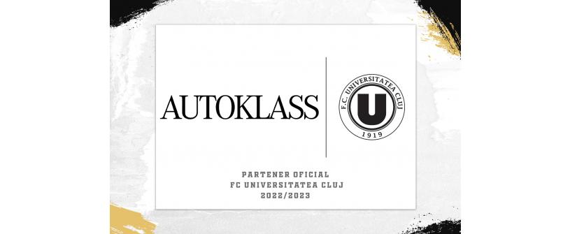 Autoklass, prin sucursala sa din Cluj-Napoca, devine susținător al  FC Universitatea Cluj, prin intermediul unui parteneriat strategic.