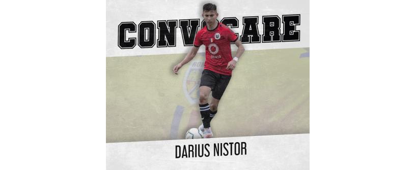 România U16. Darius Nistor, la prima convocare