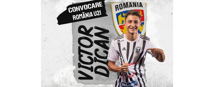 România U21. O nouă convocare pentru Victor Dican la națională