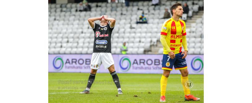 A treia remiză la rând. Sportul Snagov – “U” Cluj 1-1