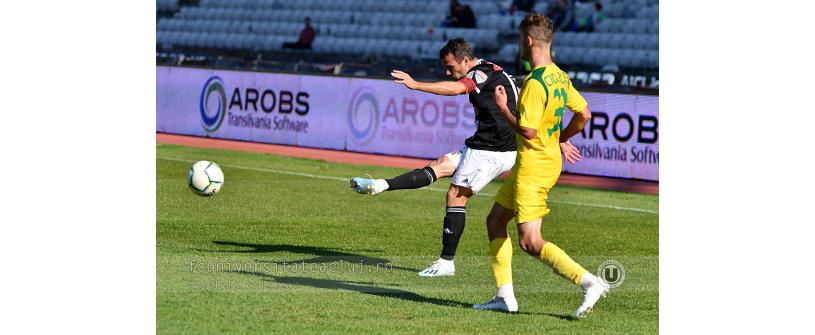 Remiză cu liderul, pe Cluj Arena. “U” – CS Mioveni 2-2