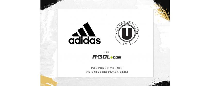 FC Universității Cluj va îmbrăca echipament Adidas furnizat de R-GOL în următoarele trei sezoane